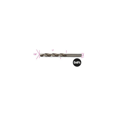 Beta Hss-Co 8% Short Series Twist Drill Bit 0.50 Mm - 415 - 415 0,50
