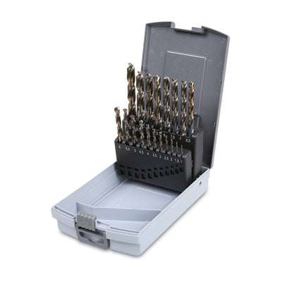 Beta 19-Piece Twist Drill Set With Cylindrical Shanks 1-10 Mm In Case - 415 - 415/SP19