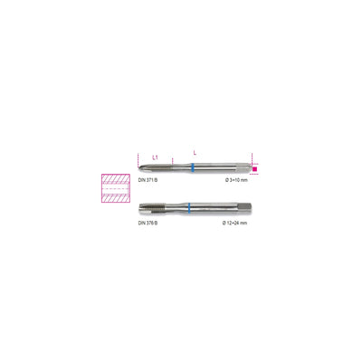 Beta Hss Machine Tap For Clearance Holes M5 X 0.8 Coarse Pitch - 428FP - 428FP 5