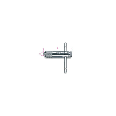 Beta Reversible Ratcheting Tap Wrench 2–5 Mm M3–M8 - 436 - 436/1