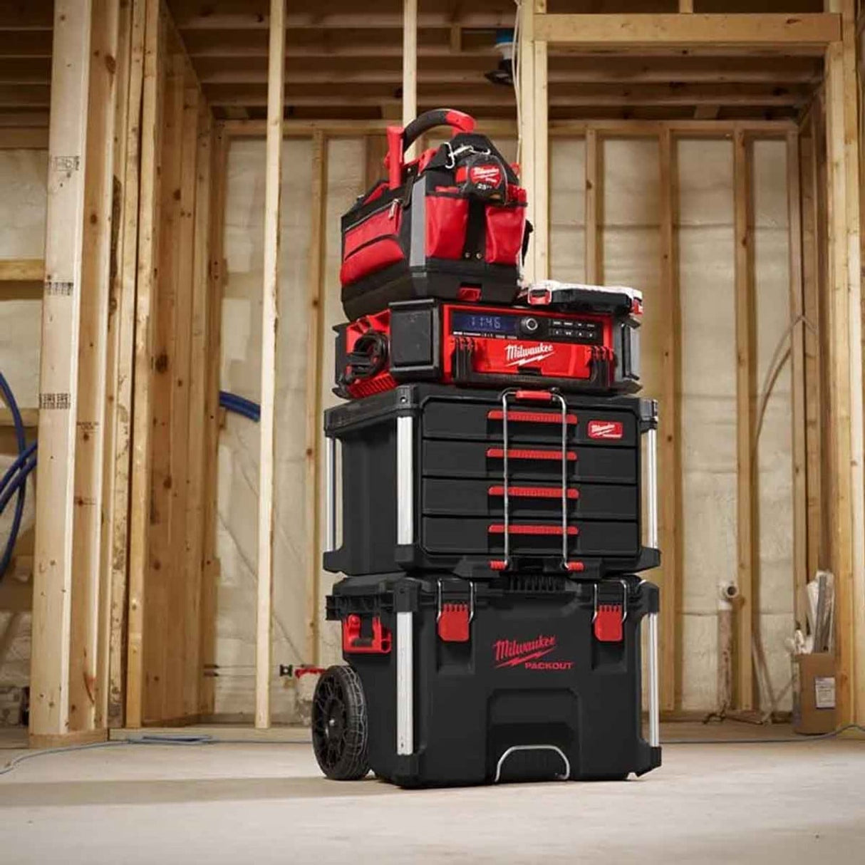 Milwaukee 4932493189 Packout 4 Drawer Tool Box