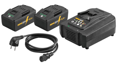 REMS Power-Pack 22 V 5,0 Ah + 5,0 Ah + SFC 290 W – 571593 – Default Title – 571593R220G