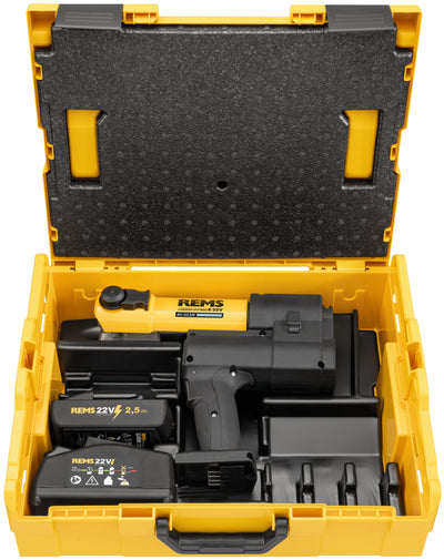 REMS Akku-Press E 22V ACC Li-Ion L-Boxx Package – Basic Pack – 576017R220G
