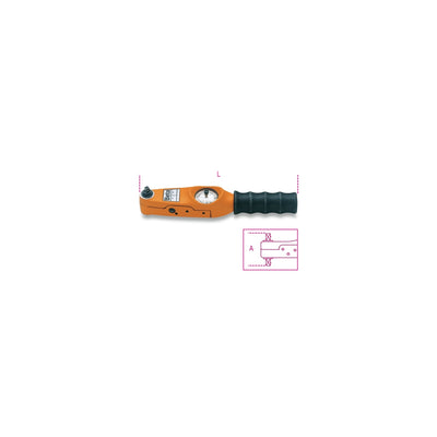 Beta Direct Reading Torque Wrench 2.5-12.5 Nm 1/4 Inch - 590 - 592 - 590/1
