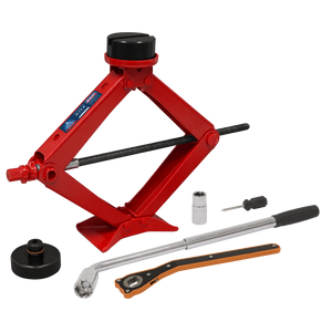 Sealey 59M Heavy-Duty Scissor Jack Kit 2 Tonne