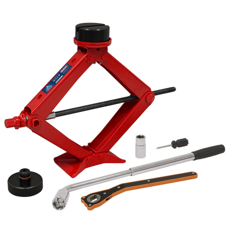 Sealey 59M Heavy-Duty Scissor Jack Kit 2 Tonne