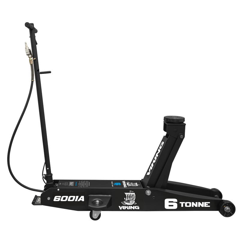 Sealey 6001A Viking Professional Long Reach Air/Manual Operation Trolley Jack with Rocket Lift 6 Tonne - additional view 10