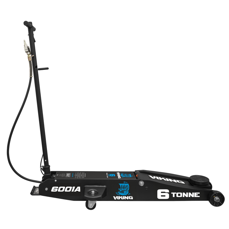 Sealey 6001A Viking Professional Long Reach Air/Manual Operation Trolley Jack with Rocket Lift 6 Tonne - additional view 9