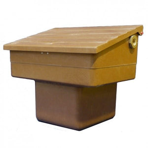 Brown National Grid Semi-Buried Gas Meter Box (Suits Itron TVI Meter) - G60032