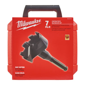 Milwaukee 4932479488 Selfeed Drills / sets SFD Set - 8 pcs