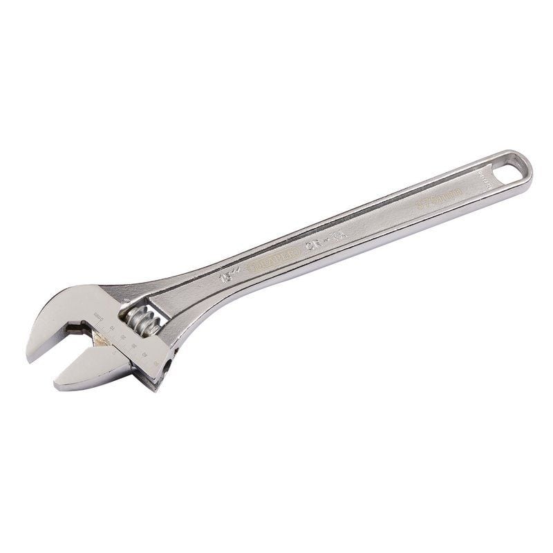 Draper 371CP Adjustable Wrench, 375mm