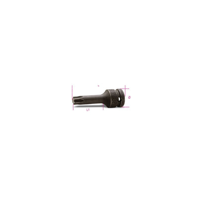 Beta 1/2 Inch Impact Socket Driver For Torx Head Screws T40 - 720TX - 720TX 40
