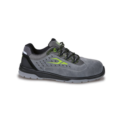 Beta Perforated Suede Safety Shoe With Microfibre Heel Reinforcement Size 43 - 7317NA - 7317NA 43