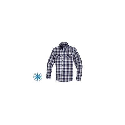 Beta Flannel Check Work Shirt Large - 7545F - 7545F L