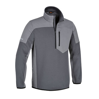 Beta Short-Zip Work Sweatshirt Anthracite/Light Grey Size L - 7643G - 7643G L