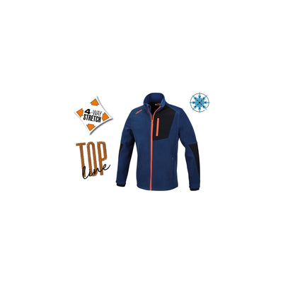 Beta Stretch Fleece Sweater With Long Zip - 7657B M