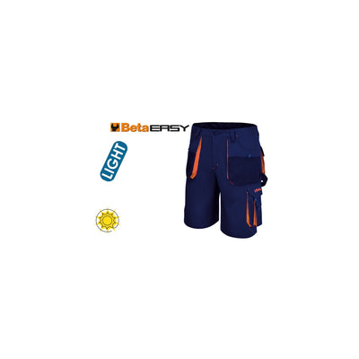 Beta Lightweight Work Bermuda Shorts Blue Size S - 7861B - 7861B S