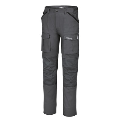Beta Multipocket Work Trousers Grey - 7930MG L