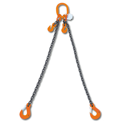 Robur Two-Leg Lifting Chain Sling With Clevis Grab Hooks Grade 8 - 8097 - 8097 D8-2