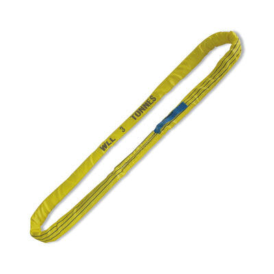Robur Yellow Lifting Round Sling 3 Tonne 1 M - 8176 - 8176 1-T3