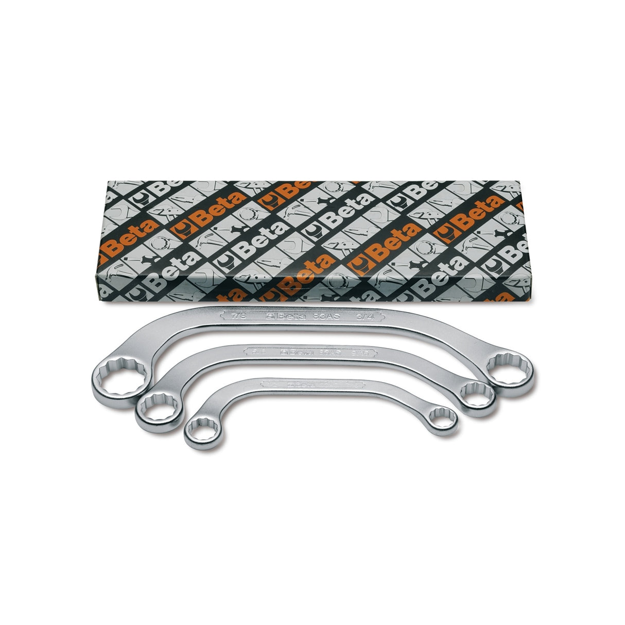 Beta Set Of 3 Half-Moon Ring Wrenches - 83AS - 83AS/3