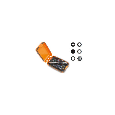 Beta 27-Piece Coloured Bit Set With Reversible Ratchet And Connector - 860/C27