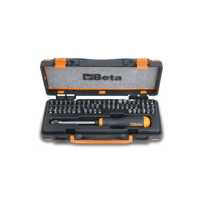 Beta 61-Piece Bit Set With Quick-Release Magnetic Bit Holder - 861TRW - 861/C61P