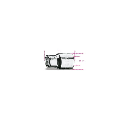 Beta 3/8In Square Drive Bit Holder Socket 10 Mm - 867PE - 867/1