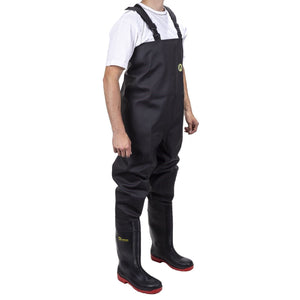 Amblers Safety Danube Chest Safety Wader - Black (24875-41140)