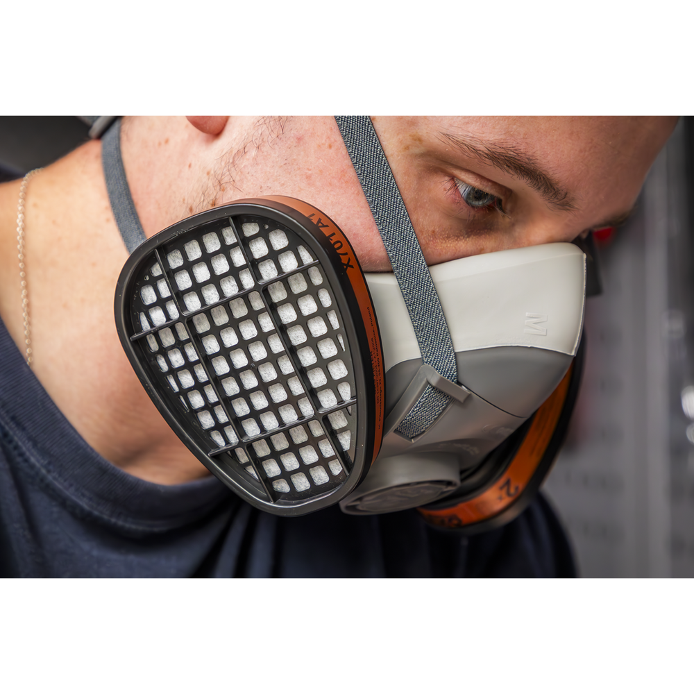 Sealey 9000 Worksafe® Reusable Half Mask without Filters - additional view 8