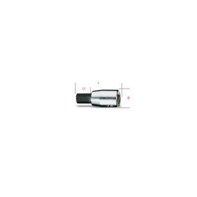 Beta 1/4 Inch Hexagon Screw Socket Driver 2.5 Mm - 900ME - 900ME 2,5