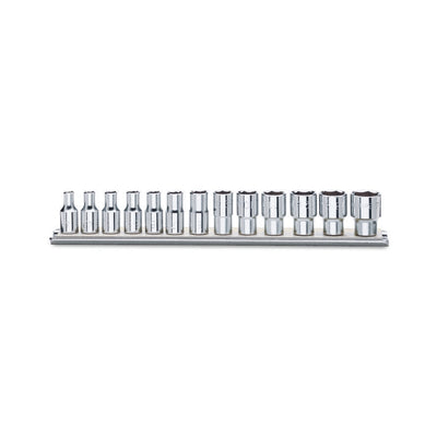 Beta 13-Piece 1/4In Hexagon Hand Socket Set 4.5–14 Mm - 900 - 900/SB13