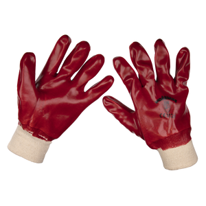 Sealey 9106XL Worksafe® PVC Knit Wrist Gloves, X-Large - Pair - additional view 2