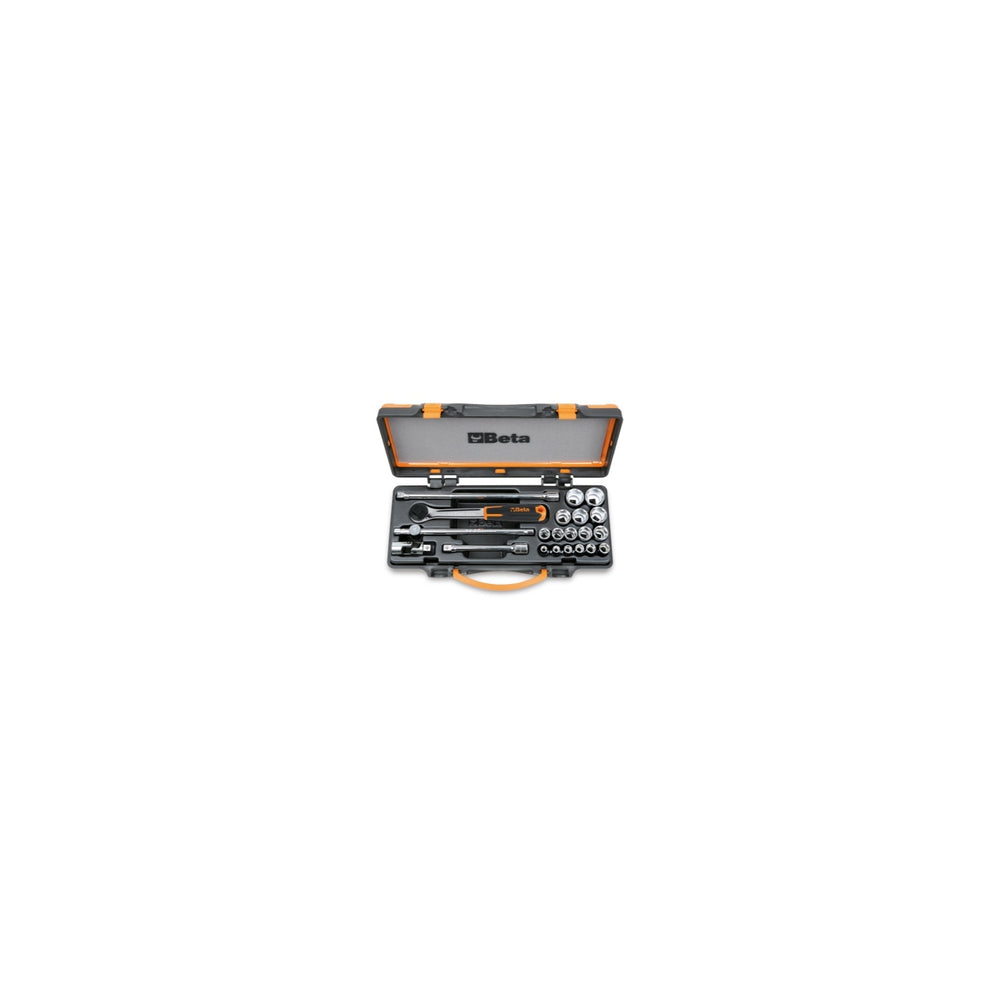 Beta 3/8In Drive Hexagon Socket Set With 16 Sockets And 5 Accessories - 910/25 - 910A/C16