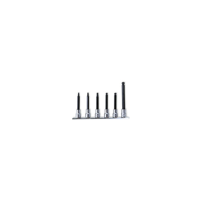 Beta Ball Head Socket Driver Set For Hexagon Screws 3/8 Inch Female Drive 6 Piece - 910BP - 910BP/SB6L