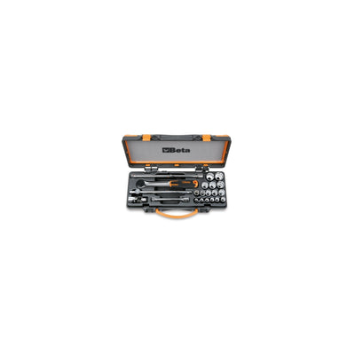 Beta 3/8In Drive Bi-Hex Socket Set With 16 Sockets And 5 Accessories - 910B - 910B/C16