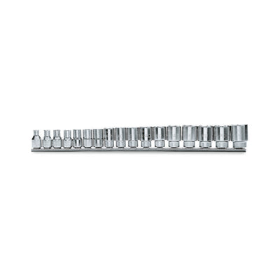 Beta 17-Piece 3/8In Bi-Hex Hand Socket Set 7-22 Mm - 910B - 910B/SB17