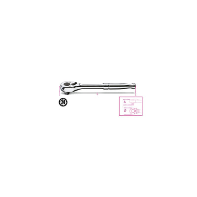 Beta 3/8" Drive Reversible Ratchet With Metal Handle - 910M/55