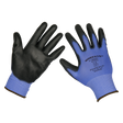 Sealey 9117L/12 Worksafe® Lightweight Precision Grip Gloves, Large - Pack of 12 Pairs