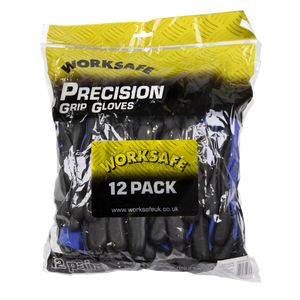 Sealey 9117L/12 Worksafe® Lightweight Precision Grip Gloves, Large - Pack of 12 Pairs - additional view 2
