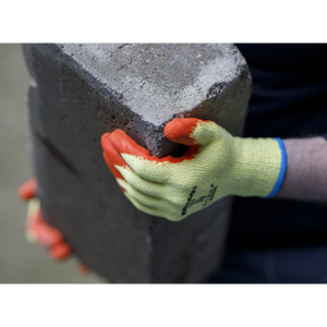Sealey 9121L Worksafe® Super Grip Knitted Gloves with Latex Palm, Large - Pair - additional view 2