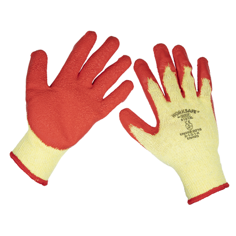 Sealey 9121XL Worksafe® Super Grip Knitted Gloves with Latex Palm, X-Large - Pair