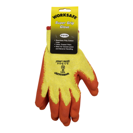 Sealey 9121XL Worksafe® Super Grip Knitted Gloves with Latex Palm, X-Large - Pair - additional view 2