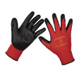 Sealey 9125L/12 Worksafe® Nitrile Foam Gloves, Large - Pack of 12 Pairs