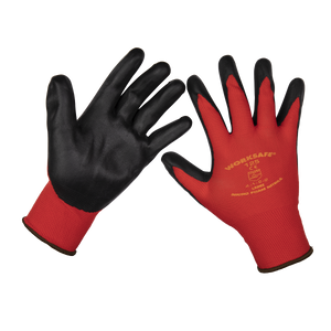 Sealey 9125L Worksafe® Nitrile Foam Gloves, Large - Pair