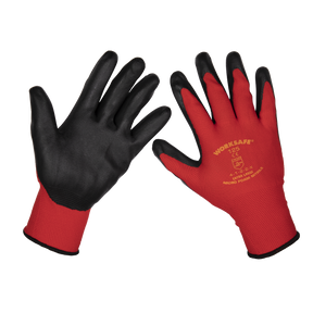 Sealey 9125XL/12 Worksafe® Nitrile Foam Gloves, X-Large - Pack of 12 Pairs