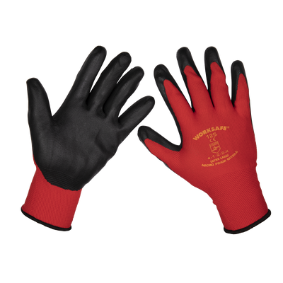 Sealey 9125XL/12 Worksafe® Nitrile Foam Gloves, X-Large - Pack of 12 Pairs