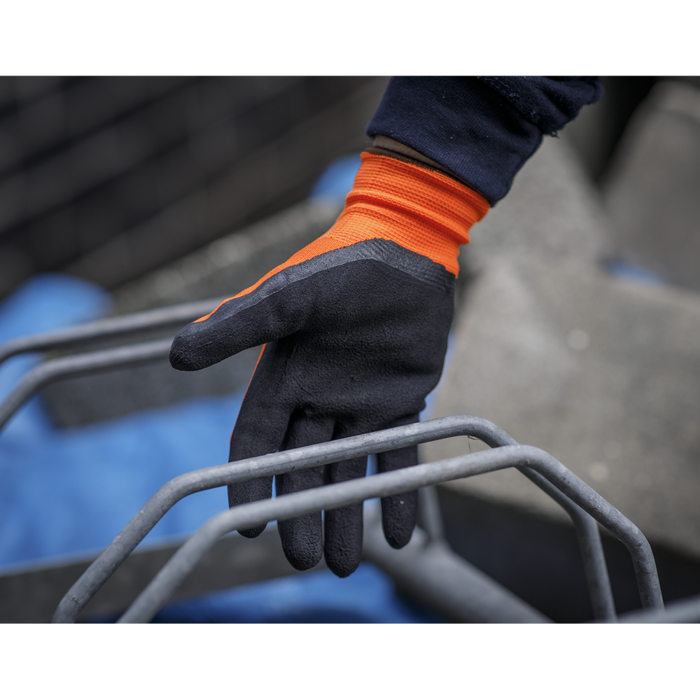 Sealey 9140L Worksafe® Foam Latex Gloves, Large - Pair - additional view 3
