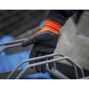 Sealey 9140L Worksafe® Foam Latex Gloves, Large - Pair - additional view 3