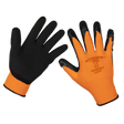 Sealey 9140L Worksafe® Foam Latex Gloves, Large - Pair